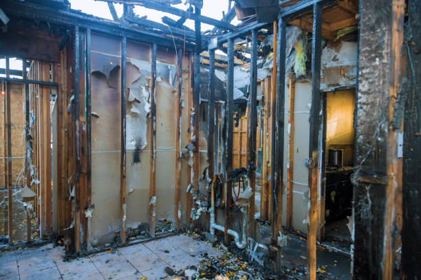 Professional Soot Cleanup technician working in Gambrills, MD